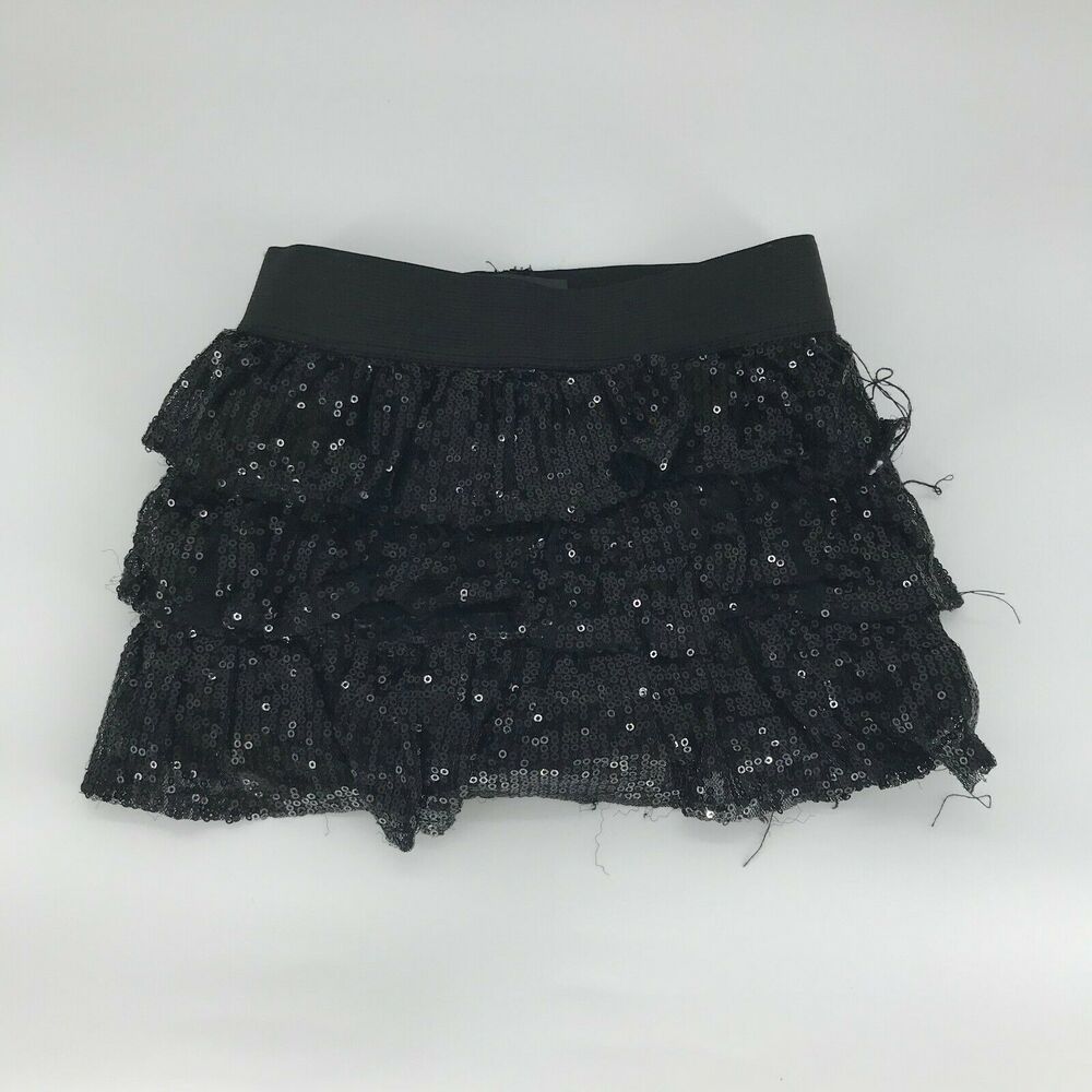 RMLA Girls Tiered Sequin Skirt Sz 4T